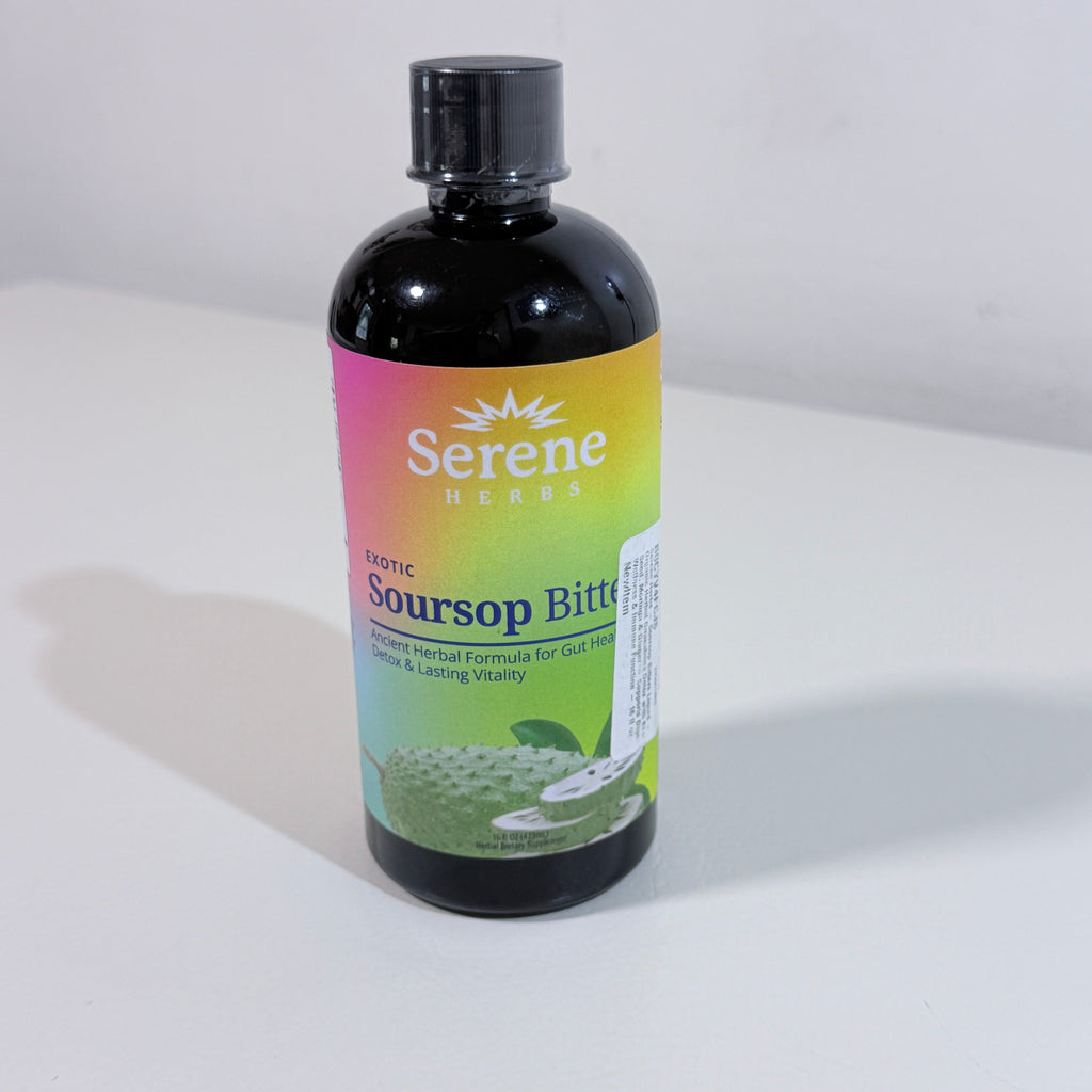 Serene Herbs Soursop Bitters, 16 fl oz, Best By 12/2027