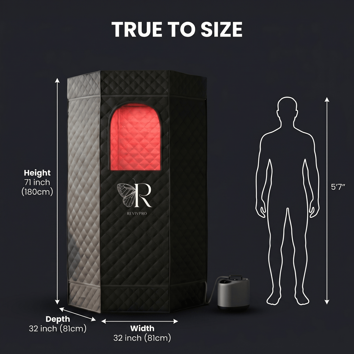 Red Light Therapy Steam Sauna | RevivPro